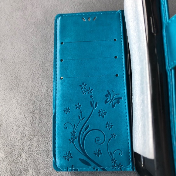S21 Samsung Blue Wallet Case ~ Brand New! - Picture 3 of 8